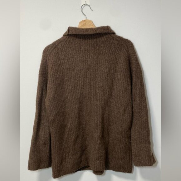 Aritzia Babaton Charter Sweater Chocolate Brown size XS - Picture 3 of 6